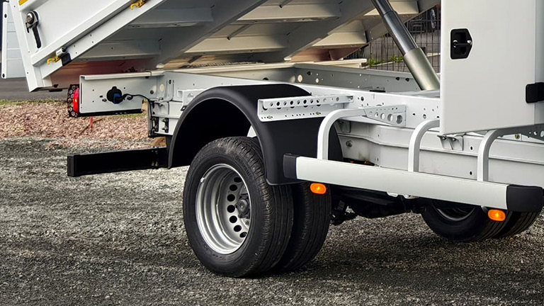 Benne Excalibur, garde-boue